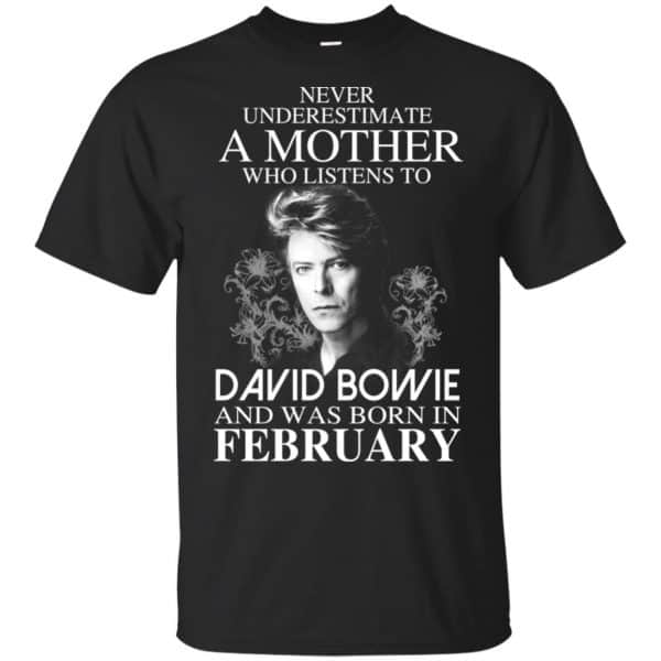 A Mother Who Listens To David Bowie And Was Born In February T-Shirts, Hoodie, Tank 3