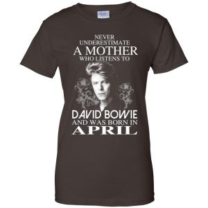 A Mother Who Listens To David Bowie And Was Born In April T-Shirts, Hoodie, Tank 23
