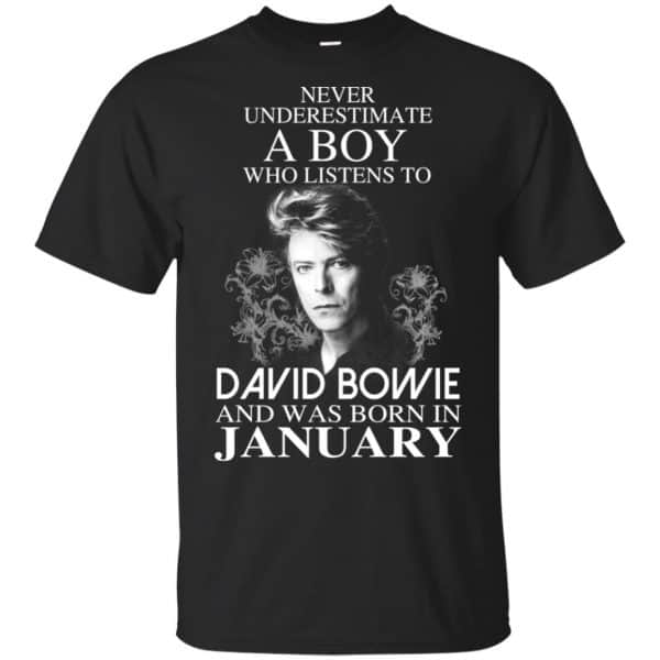 A Boy Who Listens To David Bowie And Was Born In January T-Shirts, Hoodie, Tank 3