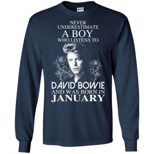 A Boy Who Listens To David Bowie And Was Born In January T-Shirts, Hoodie, Tank 19