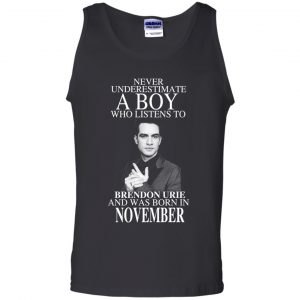A Boy Who Listens To Brendon Urie And Was Born In November T-Shirts, Hoodie, Tank 24