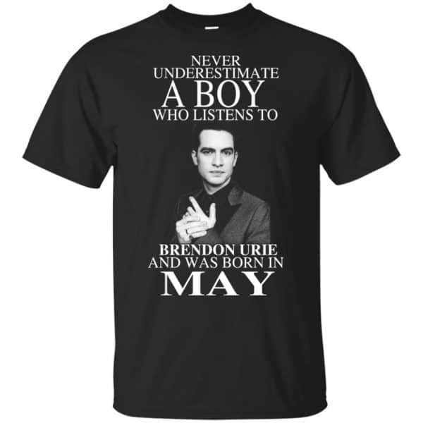 A Boy Who Listens To Brendon Urie And Was Born In May T-Shirts, Hoodie, Tank 3