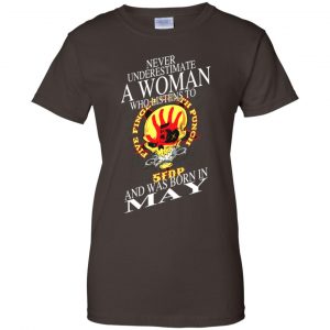 A Woman Who Listens To Five Finger Death Punch And Was Born In May T-Shirts, Hoodie, Tank 23