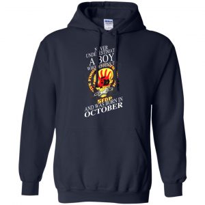 A Boy Who Listens To Five Finger Death Punch And Was Born In October T-Shirts, Hoodie, Tank 21