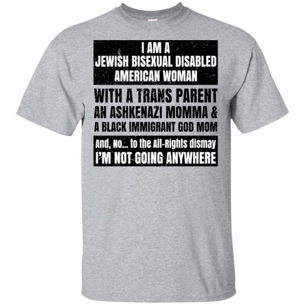 I Am A Jewish Bisexual Disabled American Woman T-Shirts, Hoodie, Tank 3