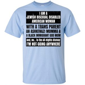 I Am A Jewish Bisexual Disabled American Woman T-Shirts, Hoodie, Tank 16