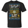 Funny Happy Hanukkah Chanukah Let's Get Lit Ugly Sweater. Hoodie 2