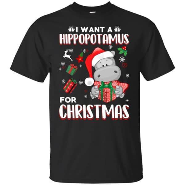 I Want A Hippopotamus For Christmas T-Shirts, Hoodie, Tank 3