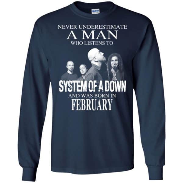 A Man Who Listens To System Of A Down And Was Born In February T-Shirts, Hoodie, Tank 8