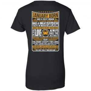 January Born Has A Sexy Brain Loves To Make People Smile T-Shirts, Hoodie, Tank 22