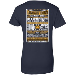 January Born Has A Sexy Brain Loves To Make People Smile T-Shirts, Hoodie, Tank 24