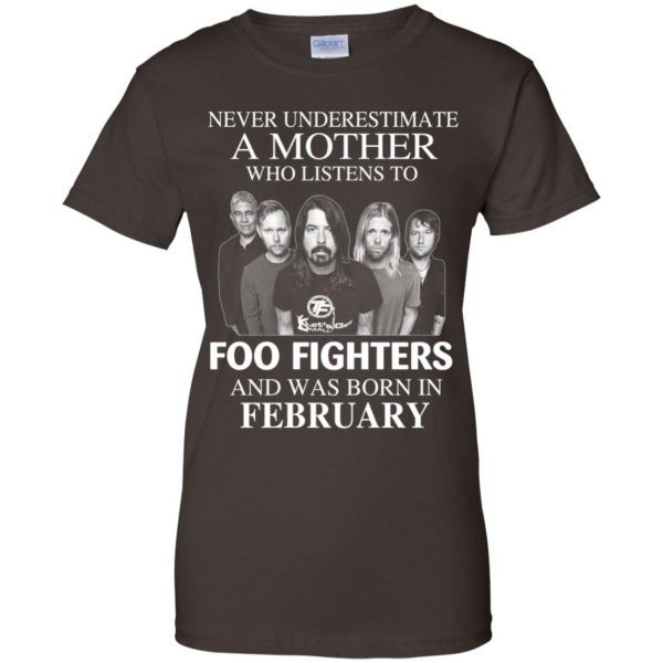 A Mother Who Listens To Foo Fighters And Was Born In February T-Shirts, Hoodie, Tank 12