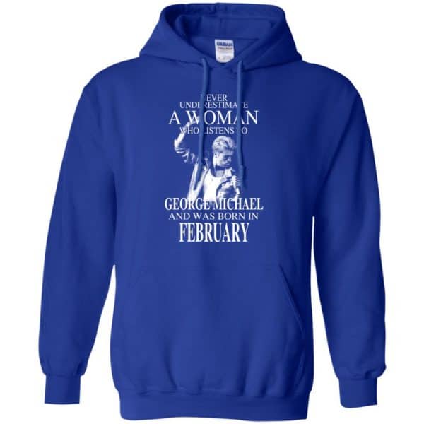 A Woman Who Listens To George Michael And Was Born In February T-Shirts, Hoodie, Tank 10