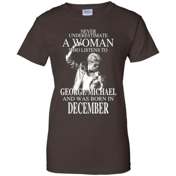 A Woman Who Listens To George Michael And Was Born In December T-Shirts, Hoodie, Tank 12
