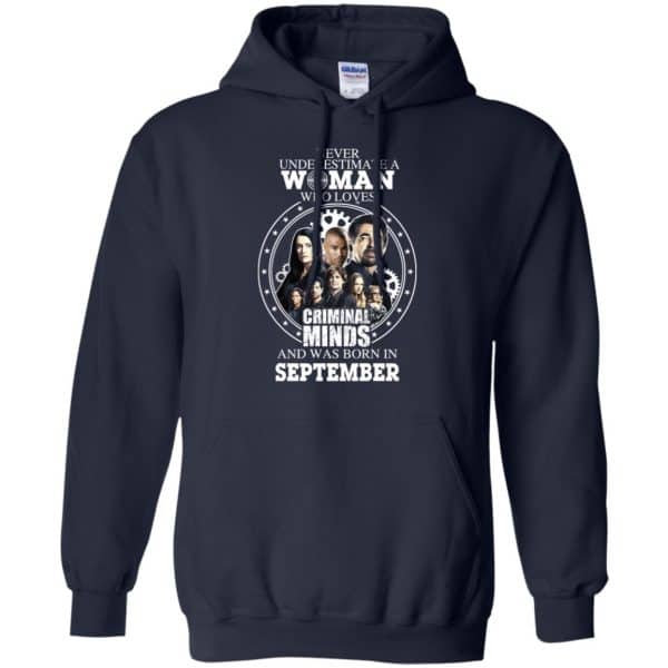 Never Underestimate A Woman Who Loves Criminal Minds And Was Born In September T-Shirts, Hoodie, Tank Apparel 8