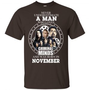 A Man Who Loves Criminal Minds And Was Born In November T-Shirts, Hoodie, Tank 17