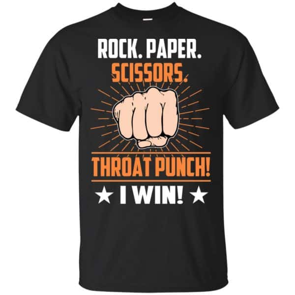 Rock Paper Scissors Throat Punch I Win T-Shirts, Hoodie, Tank 3