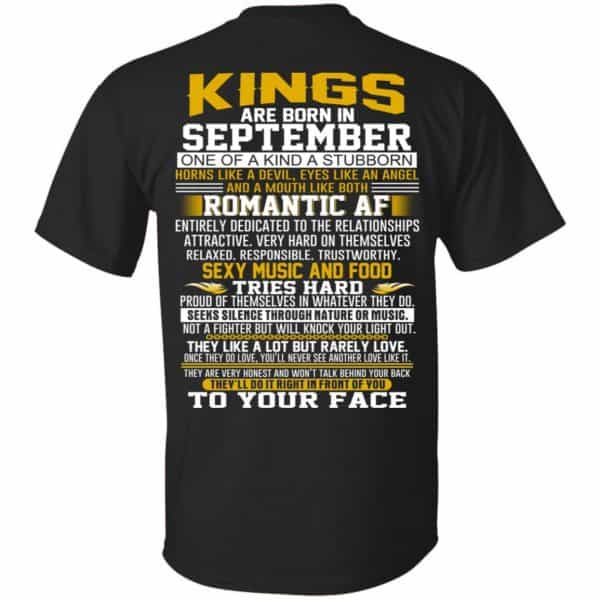 Kings Are Born In September One Of A Kind A Stubborn T-Shirts, Hoodie, Tank 3