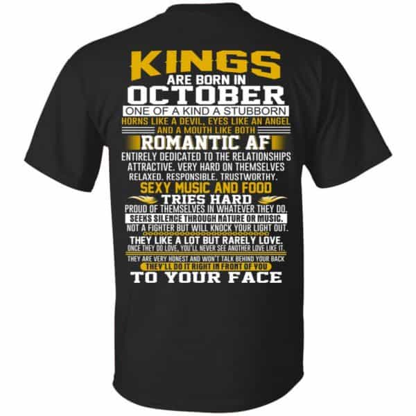 Kings Are Born In October One Of A Kind A Stubborn T-Shirts, Hoodie, Tank 3