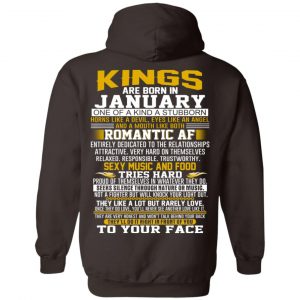 Kings Are Born In January One Of A Kind A Stubborn T-Shirts, Hoodie, Tank 20
