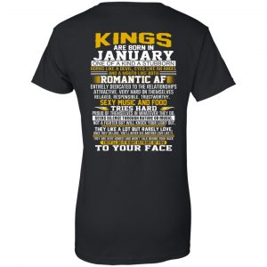 Kings Are Born In January One Of A Kind A Stubborn T-Shirts, Hoodie, Tank 22