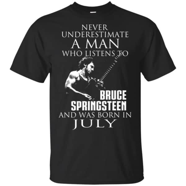 A Man Who Listens To Bruce Springsteen And Was Born In July T-Shirts, Hoodie, Tank Animals Dog Cat 3