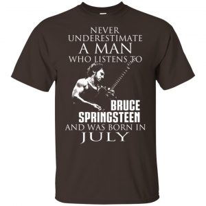 A Man Who Listens To Bruce Springsteen And Was Born In July T-Shirts, Hoodie, Tank Animals Dog Cat 2