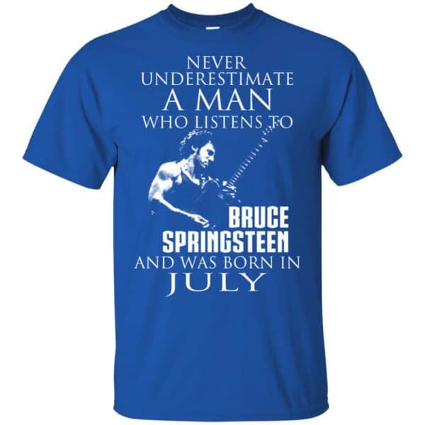 A Man Who Listens To Bruce Springsteen And Was Born In July T-Shirts, Hoodie, Tank Animals Dog Cat 5