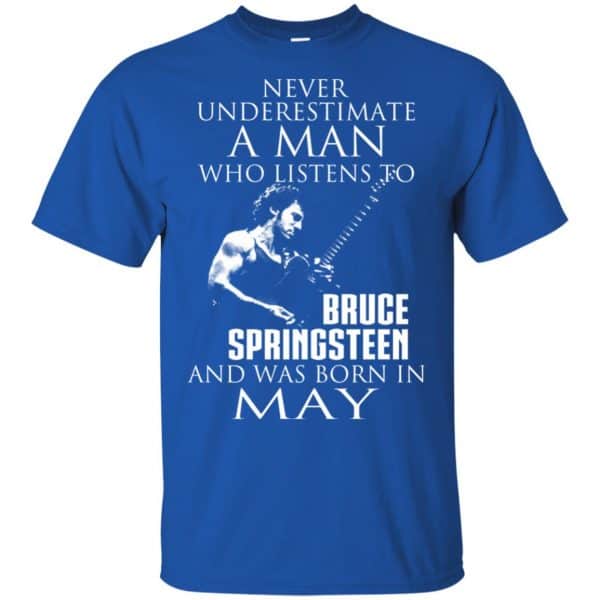 A Man Who Listens To Bruce Springsteen And Was Born In May T-Shirts, Hoodie, Tank Animals Dog Cat 5