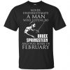 A Man Who Listens To Bruce Springsteen And Was Born In March T-Shirts, Hoodie, Tank Animals Dog Cat