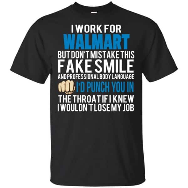 I Work For Walmart But Don’t Mistake This Fake Smile T-Shirts, Hoodie, Tank Animals Dog Cat 3