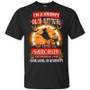 I'm A Grumpy Old Witch My Level Of Sarcasm Depends On Your Level Of Stupidity Halloween T-Shirts, Hoodie, Tank 2