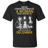 A Woman Who Listens To Queen And Was Born In December T-Shirts, Hoodie, Tank 2