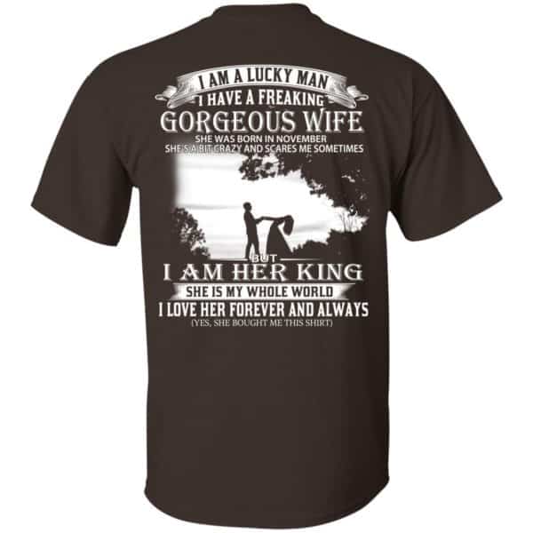 I Am A Lucky Man I Have A Freaking Gorgeous Wife Born In November T-Shirts, Hoodie, Tank 4