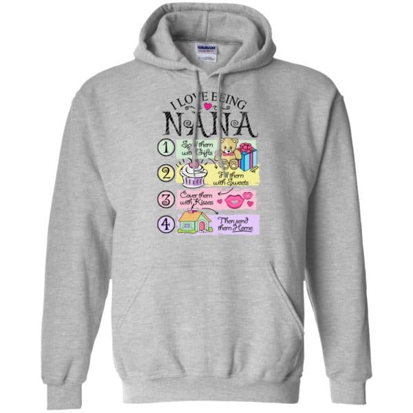 I Love Being Nana Spoil Them With Gifts Fill Them With Sweets T-Shirts, Hoodie, Tank Apparel 9