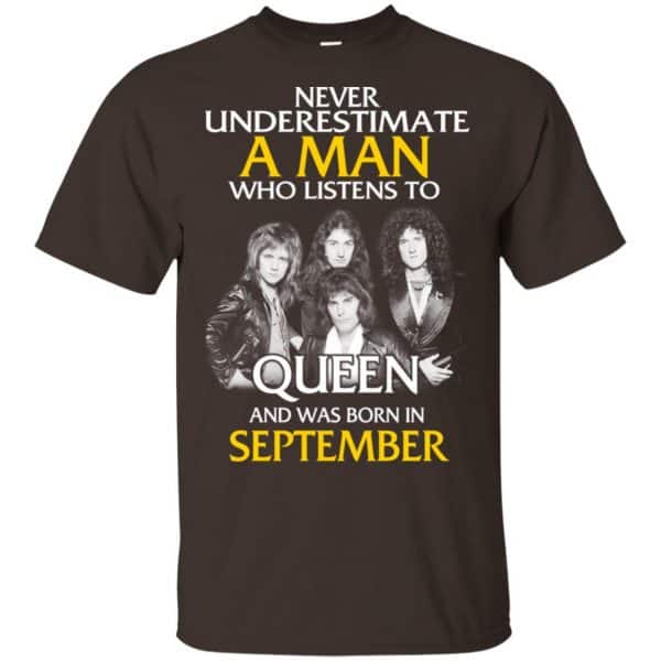 A Man Who Listens To Queen And Was Born In September T-Shirts, Hoodie, Tank 6