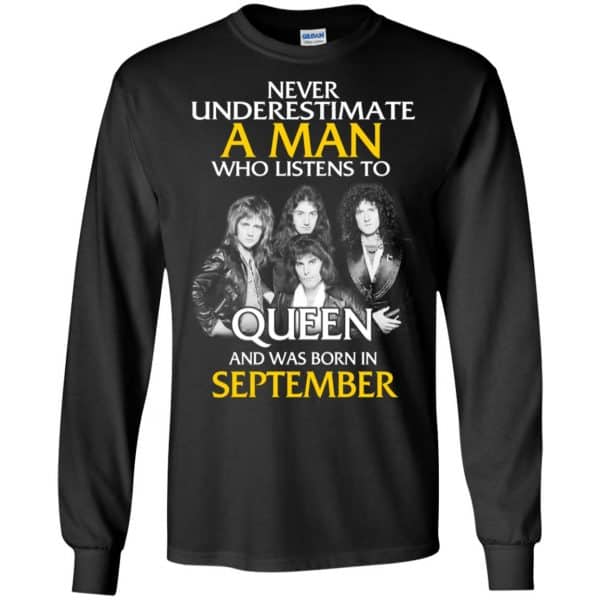 A Man Who Listens To Queen And Was Born In September T-Shirts, Hoodie, Tank 7