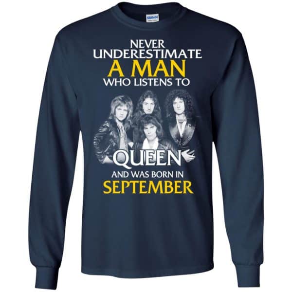 A Man Who Listens To Queen And Was Born In September T-Shirts, Hoodie, Tank 8