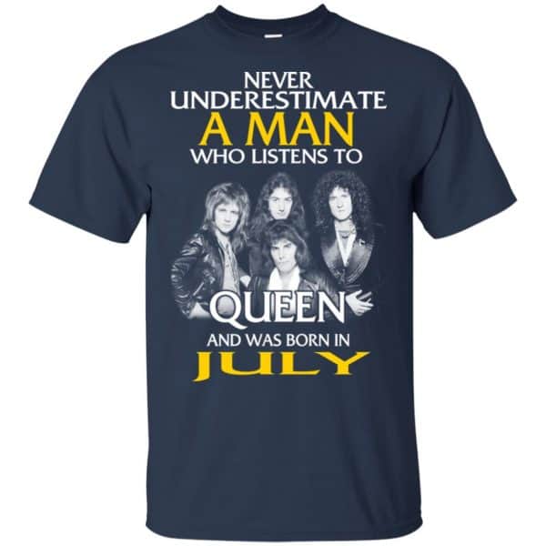 A Man Who Listens To Queen And Was Born In July T-Shirts, Hoodie, Tank 5