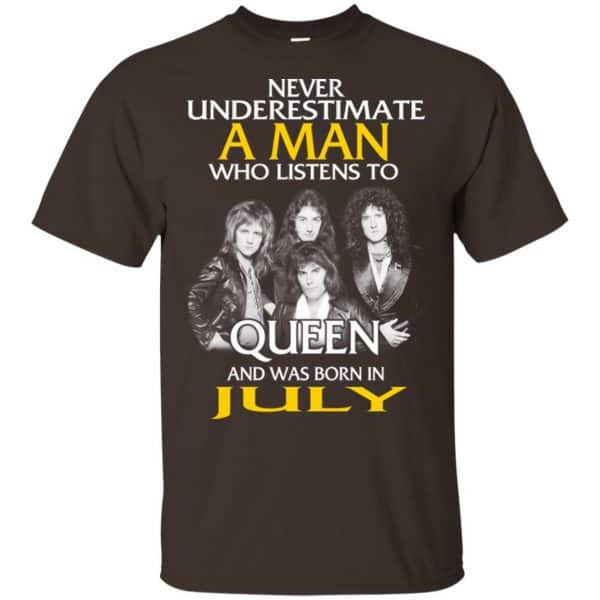 A Man Who Listens To Queen And Was Born In July T-Shirts, Hoodie, Tank 6