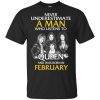 A Man Who Listens To Queen And Was Born In February T-Shirts, Hoodie, Tank 2