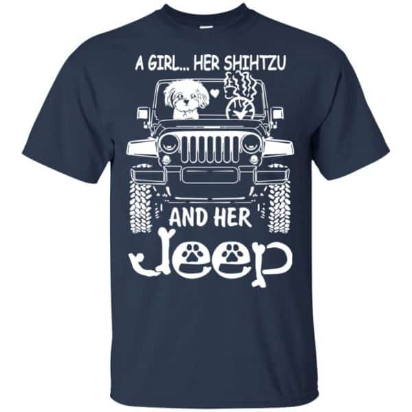 A Girl Her Shih Tzu And Her Jeep T-Shirts, Hoodie, Tank 6