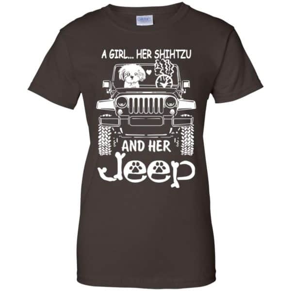 A Girl Her Shih Tzu And Her Jeep T-Shirts, Hoodie, Tank 12