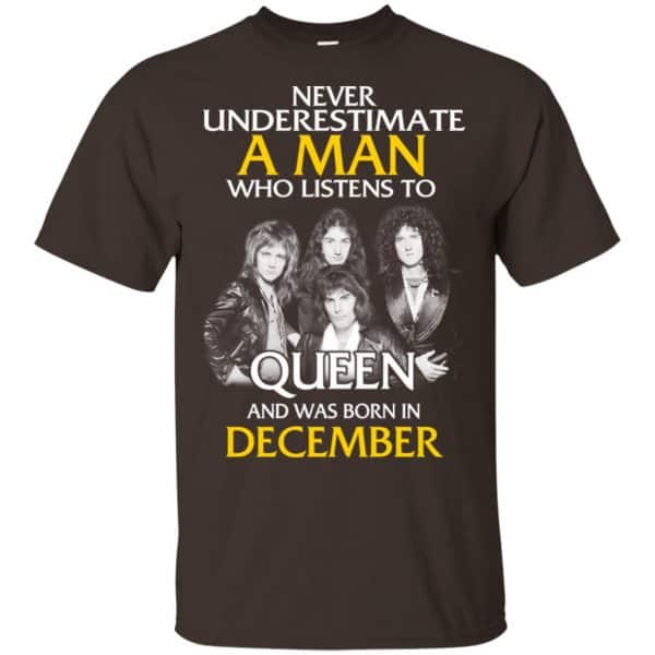 A Man Who Listens To Queen And Was Born In December T-Shirts, Hoodie, Tank 6