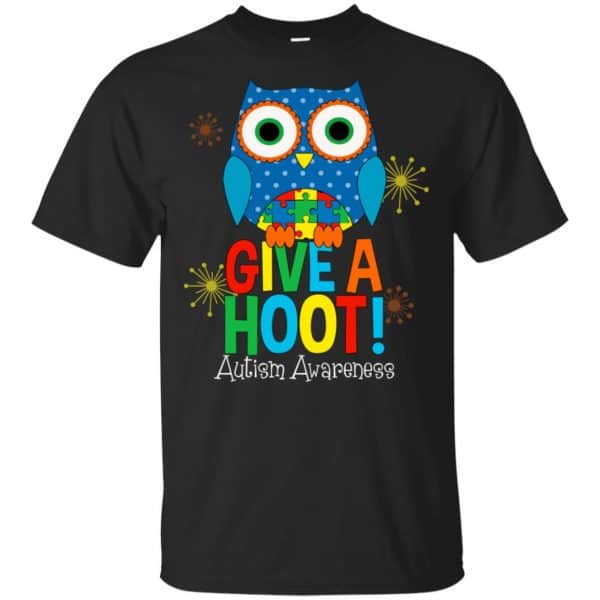 Autism Awareness: Give A Hoot T-Shirts, Hoodie, Tank 3