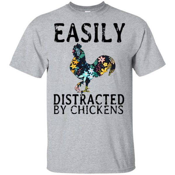 Easily Distracted By Chickens T-Shirts, Hoodie, Tank 3