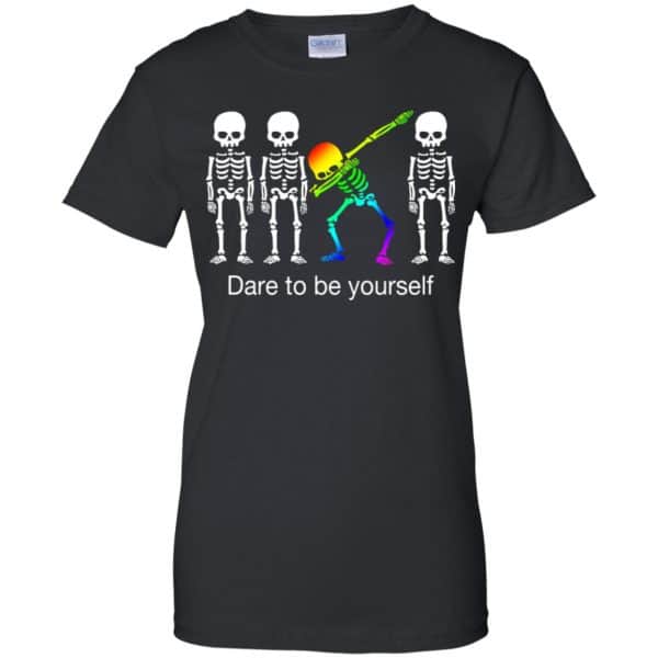 Dabbing Skeleton: Dare To Be Yourself T-Shirts, Hoodie, Tank Apparel 11