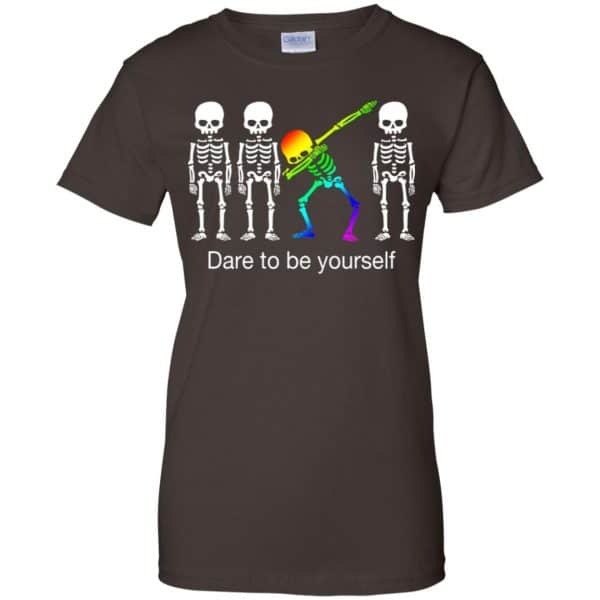 Dabbing Skeleton: Dare To Be Yourself T-Shirts, Hoodie, Tank Apparel 12