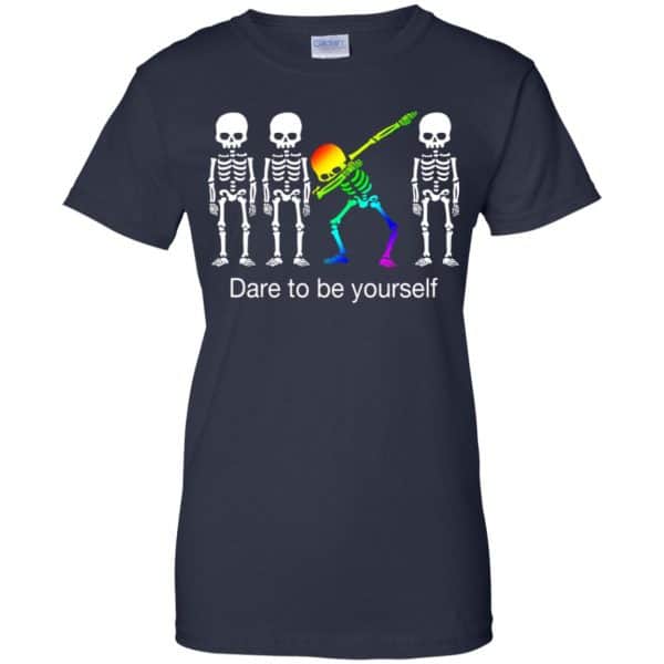 Dabbing Skeleton: Dare To Be Yourself T-Shirts, Hoodie, Tank Apparel 13