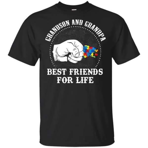 Autism: Grandson And Grandpa Best Friends For Life Autism Awareness T-Shirts, Hoodie, Tank 3